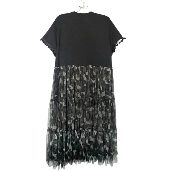 For Her NYC One Piece Sheer Camouflage Dress Size XL - Picture 8 of 13